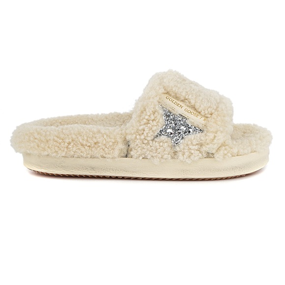GOLDEN GOOSE Shearling Slides - NEW - Picture 2 of 7